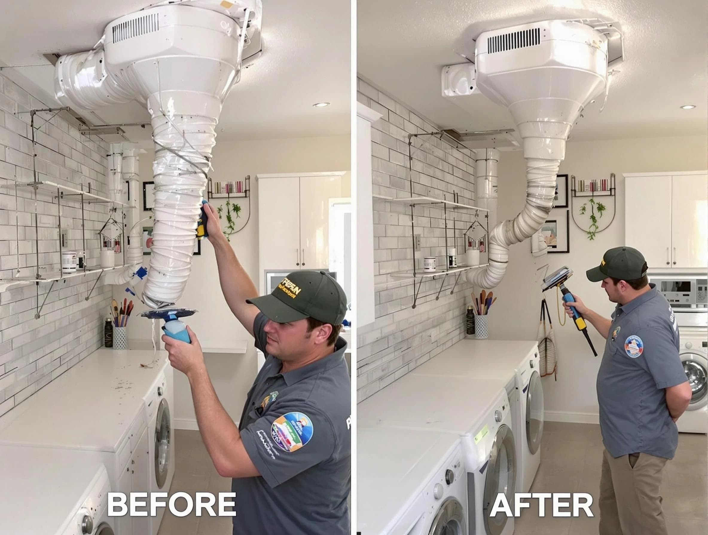 Professional dryer exhaust vent cleaning by Fitchburg Dryer Vent Cleaning in Fitchburg