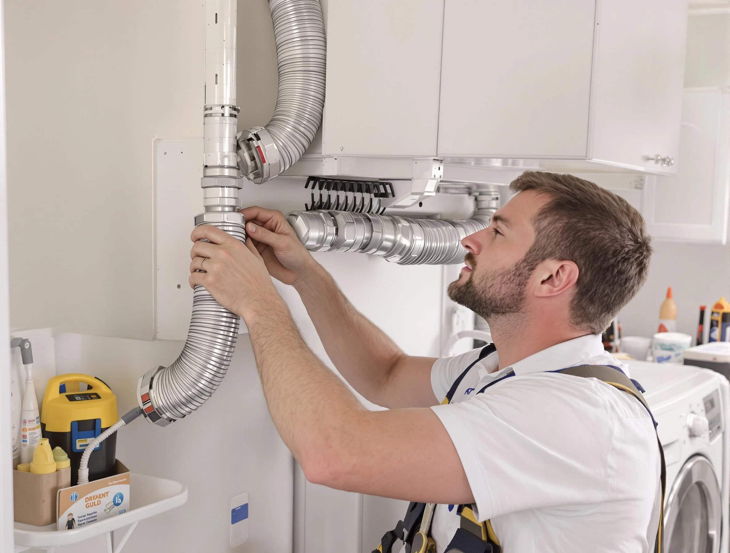 Professional dryer vent repair and installation by Fitchburg Dryer Vent Cleaning in Fitchburg