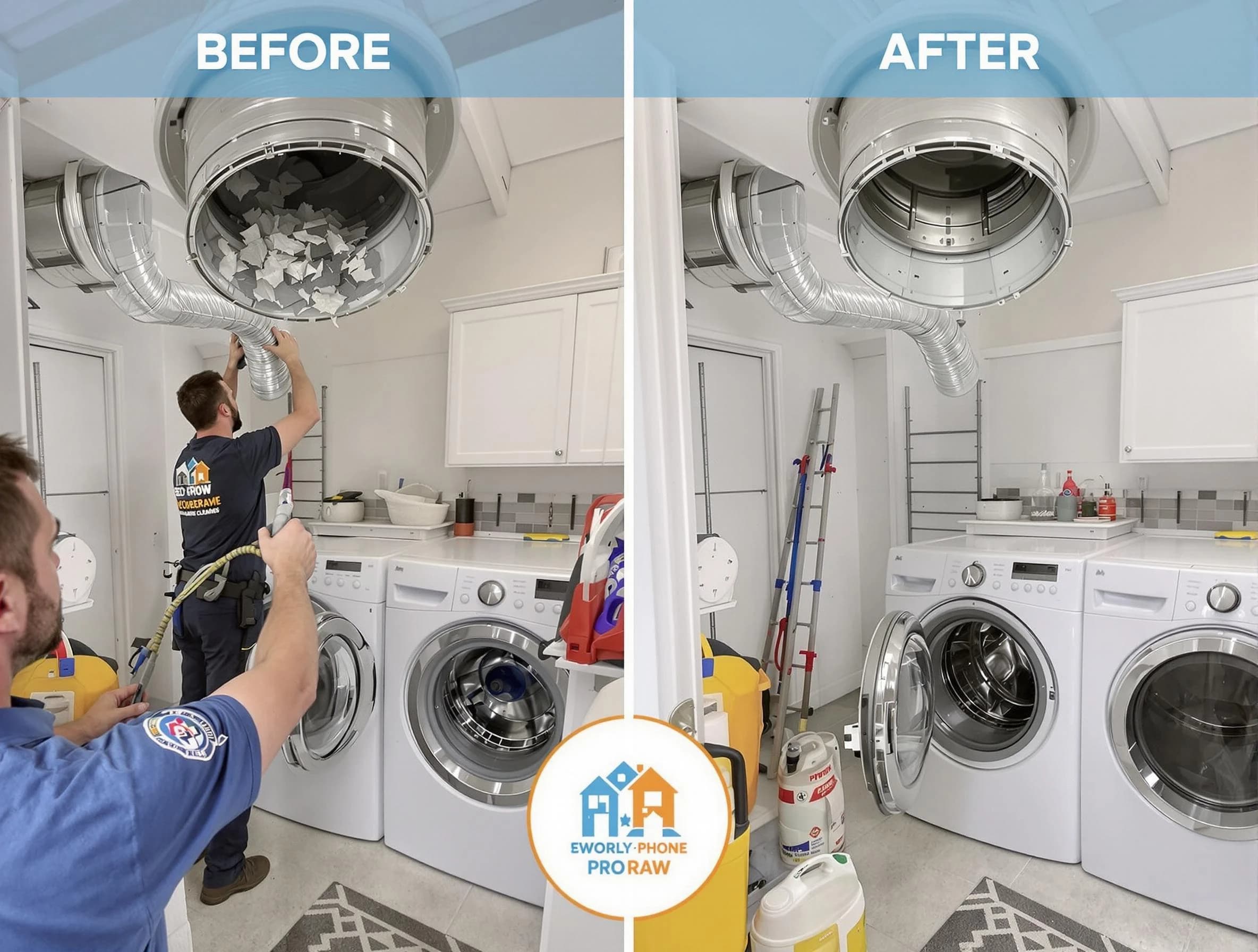 Residential dryer vent cleaning by Fitchburg Dryer Vent Cleaning in Fitchburg