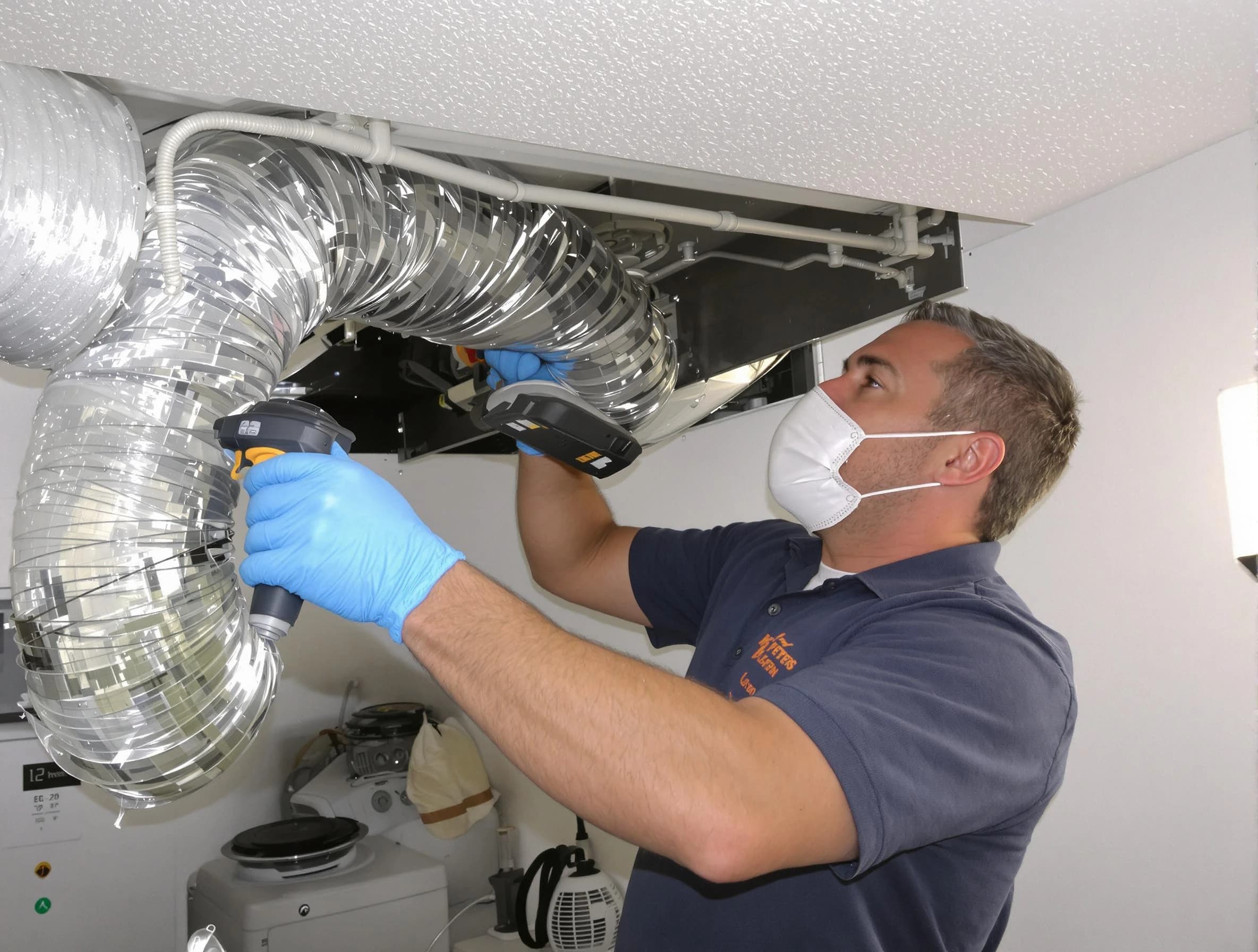 Fitchburg Dryer Vent Cleaning professional performing thorough residential dryer vent cleaning in Fitchburg
