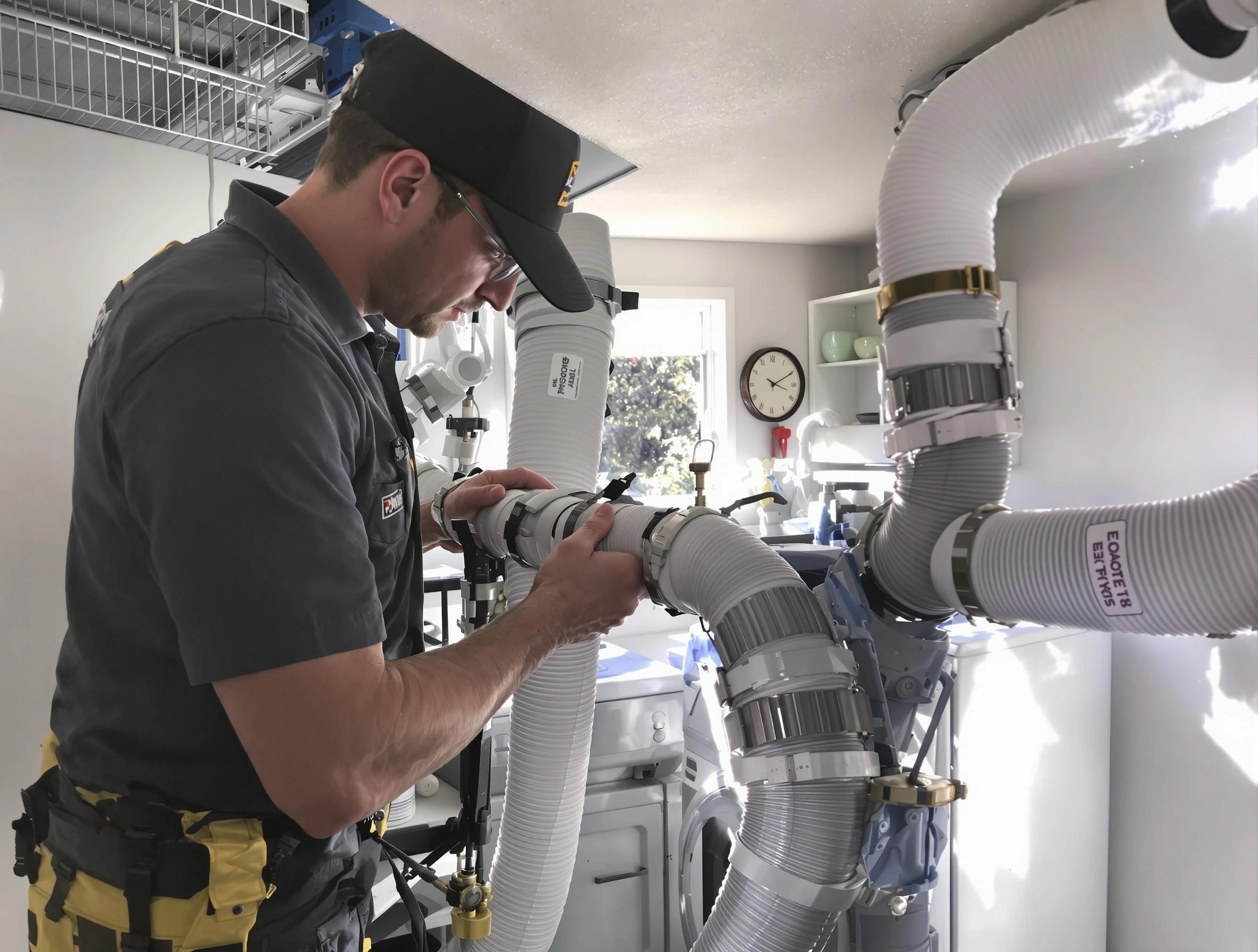 Dryer Vent Hose Installation in Fitchburg