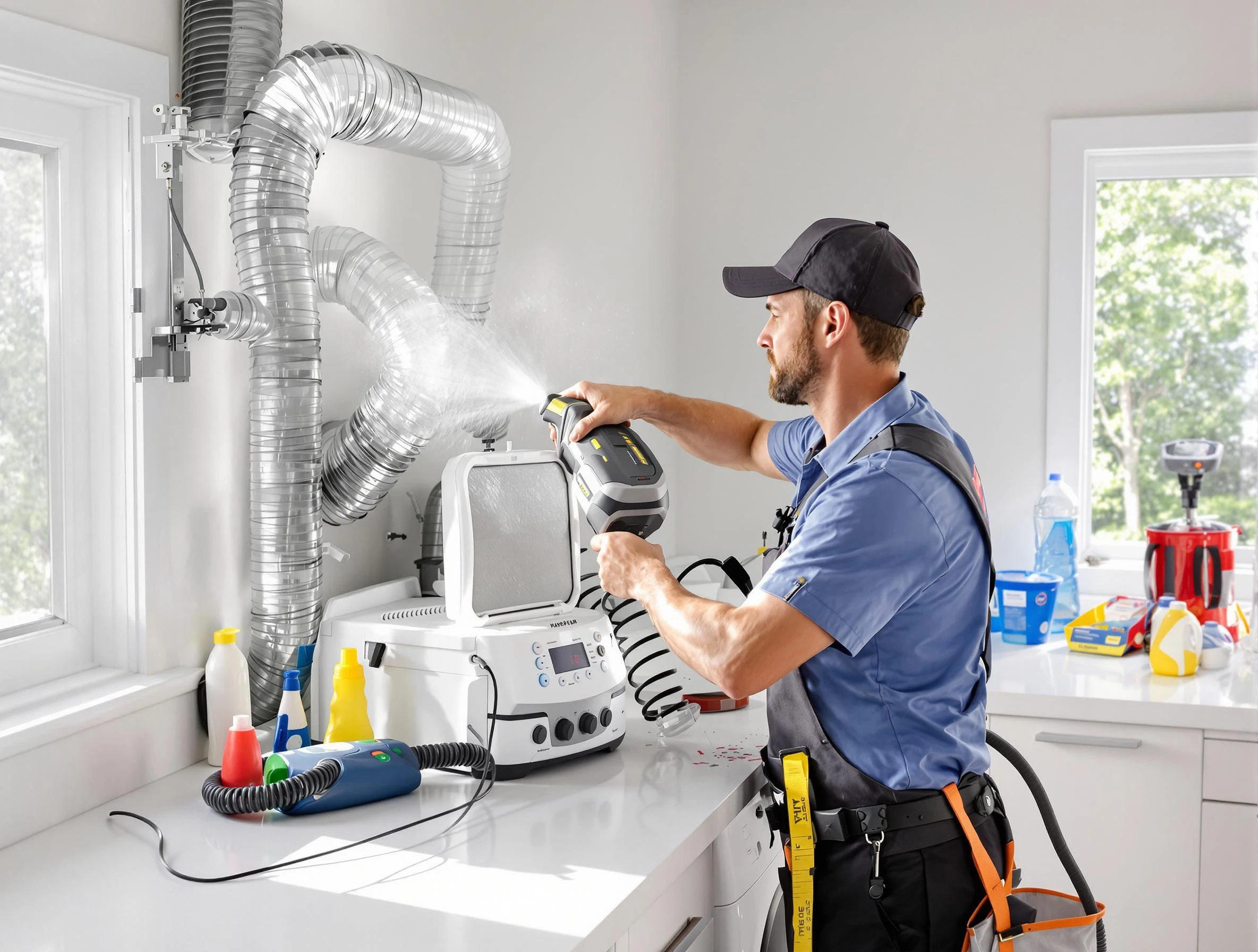 Residential Dryer Vent Cleaning in Fitchburg