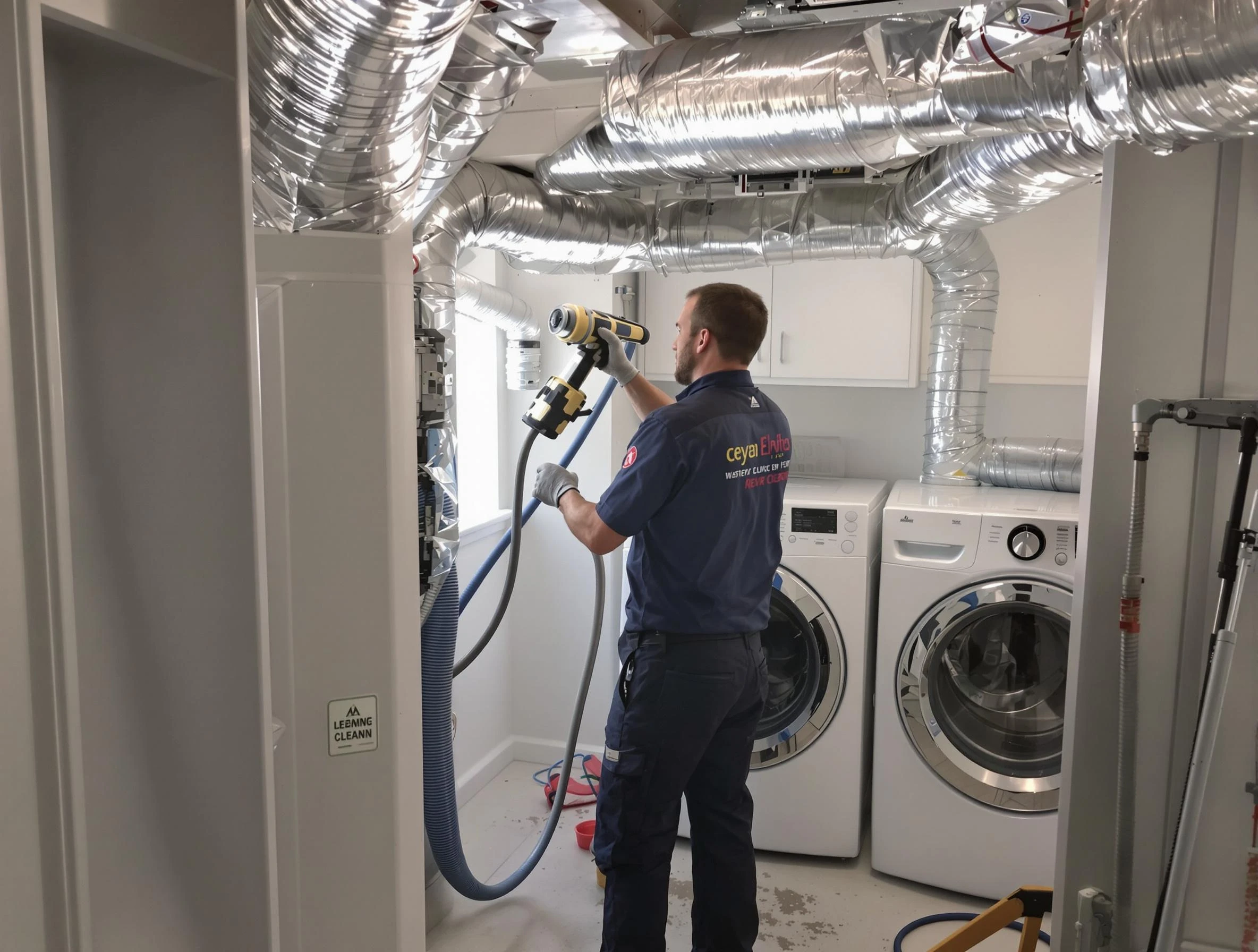 Fitchburg Dryer Vent Cleaning specialist using advanced equipment for thorough duct cleaning in Fitchburg